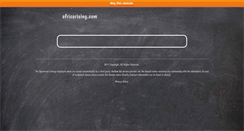 Desktop Screenshot of africarising.com